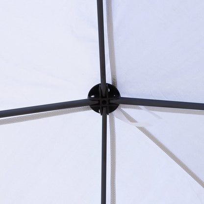 Outsunny 10' x 20' Pop Up Canopy Tent with Netting, Heavy Duty Large Party Tent, Instant Sun Shelter with Carry Bag for Backyard Garden Patio, Beige