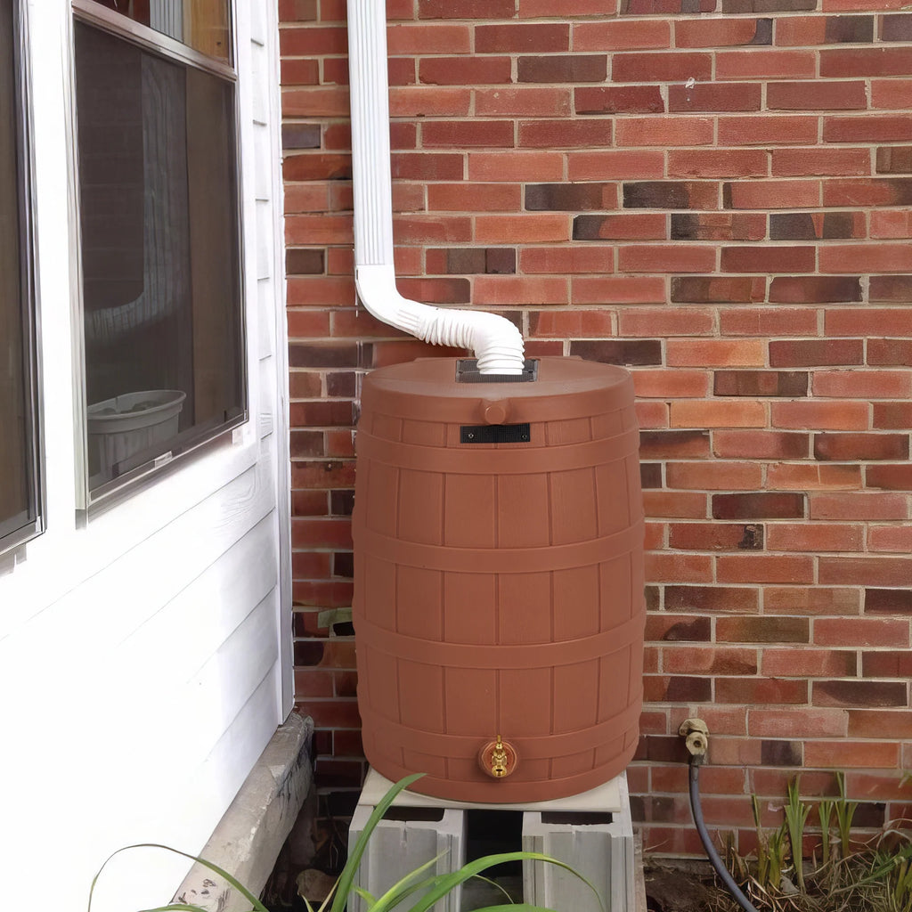 Good Ideas Rain Wizard Rain Storage Collection Rain Barrel 50-Gallon