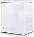 Muhub 7.0 Cu Ft Chest Freezer, Deep Freezer with Removable Baskets, Adjustable Temperature,White