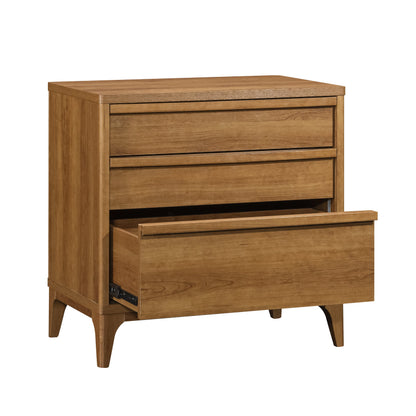Better Homes & Gardens Greyson 3-Drawer Nightstand with USB, Acorn Finish
