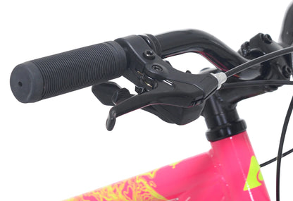 20" Ozark Trail Vibe Mountain Bike, 7 Speed, Fits Rider 3'11"-4'4", Pink, Child/Tween/Teen, Unisex