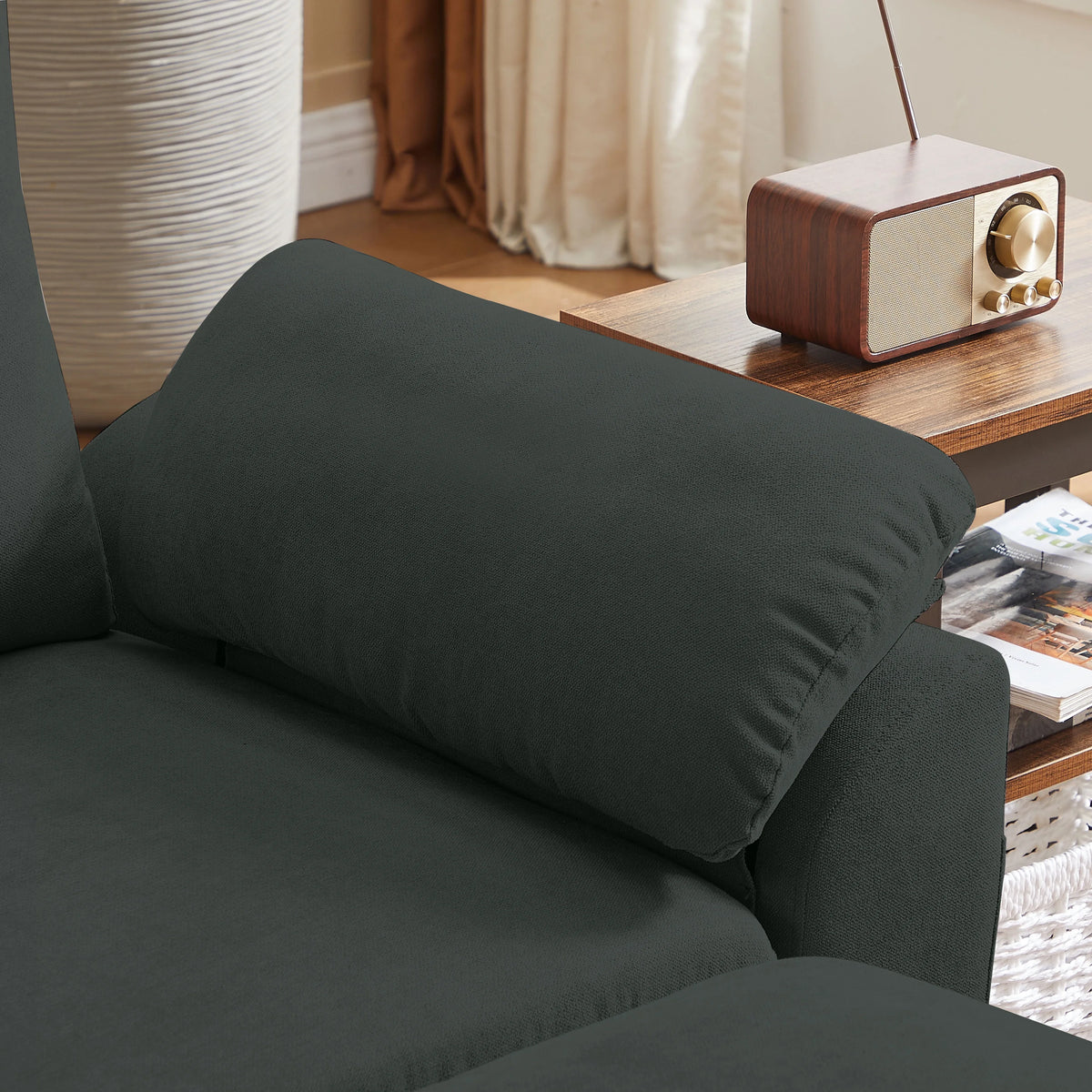 Pingliang Home Sectional Sofa Couch with Storage Ottoman,Modern 3 Seat L Shaped Sofa Couch for Living Room Apartment Studio Office