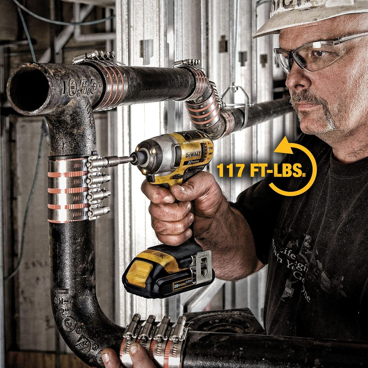 20V  Cordless Drill and Impact Driver Combo Kit with 2 Batteries and Charger