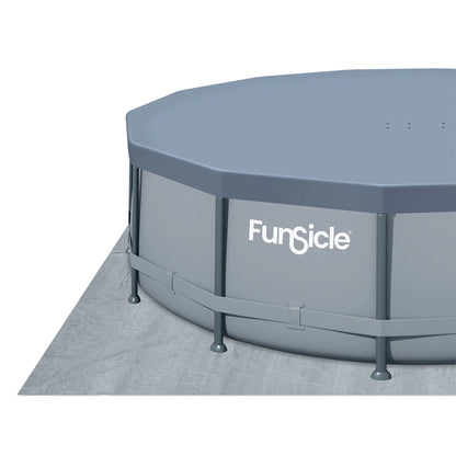Funsicle 14ft Round Oasis Above Ground Pool with SkimmerPlus Filter Pump, Age 6 & up
