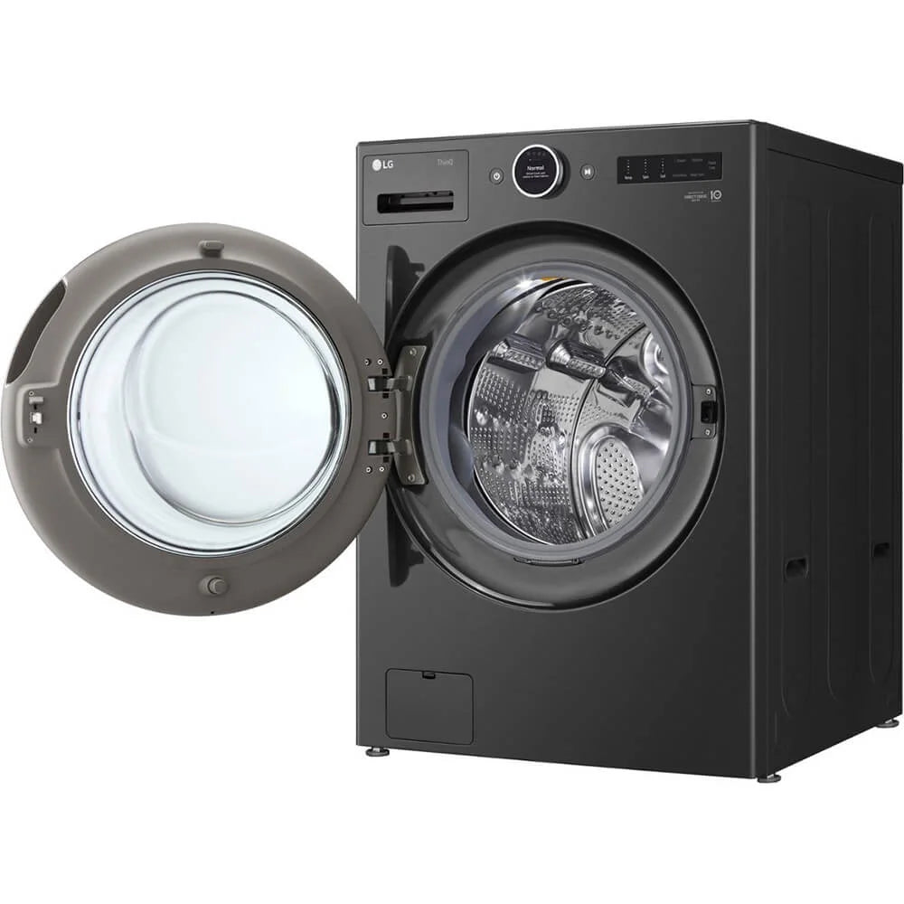 LG WM6700HBA 5.0 Cu. Ft. Black Steel Front Load HE Stackable Smart Washer