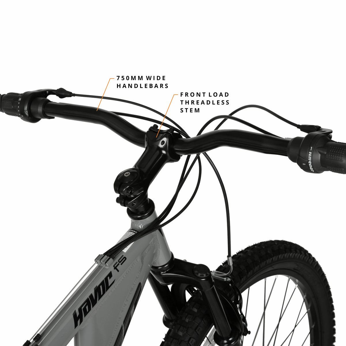 Hyper Bicycles 29" Men's Havoc Mountain Bike, Gray