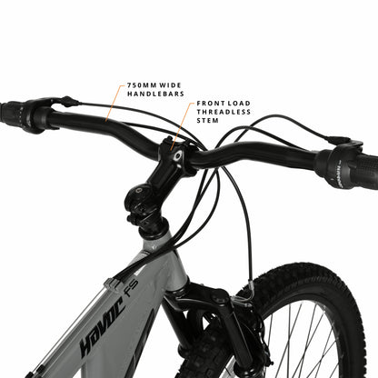 Hyper Bicycles 29" Men's Havoc Mountain Bike, Gray