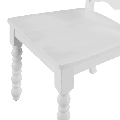 Pioneer Woman Harper Solid Wood Dining Chairs, 2 Pack, White