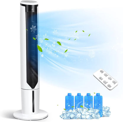 Giantex Evaporative Air Cooler, Floor Standing Portable Air Cooler Fan, Quiet Cooling for Bedroom/Living Room/Office