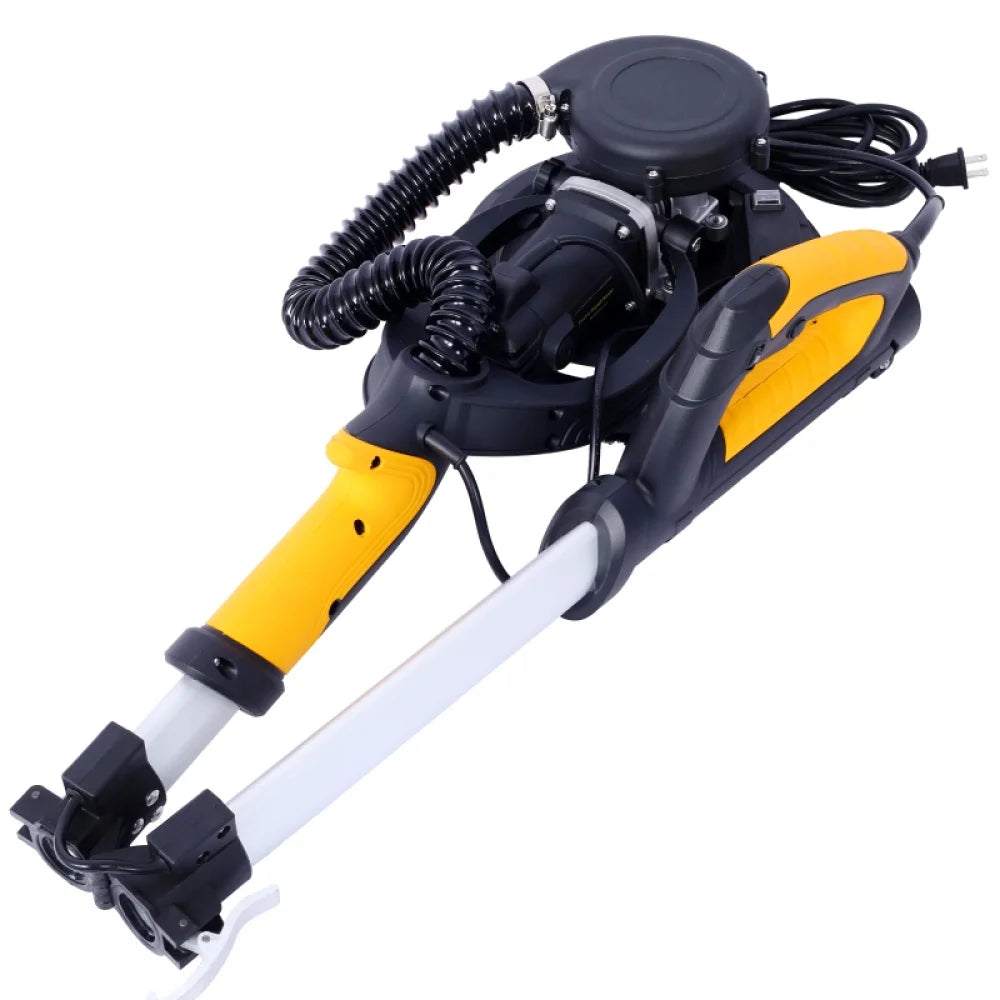 Drywall Sander, 780W Electric Drywall Sander with Vacuum Dust Collection  6.5A Motor Dustless Floor Sander with Variable Speed 900-1800RPM, LED Light, Extendable & Foldable Handle,