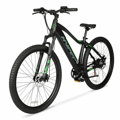 29" Hyper Bicycles 36V Class 2 Electric Mountain Bike for Adults, 350W E-Bike Motor, Black