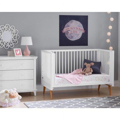 Contours Roscoe 3-in-1 Baby Crib. Toddler. Daybed. White. Unisex