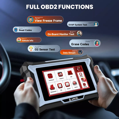 ANCEL Car Diagnostic Scan Tool, Engine ABS SRS Transmission Diagnostic Scanner, OBD2 Scanner Code Reader with 7 Resets, ABS Bleeding, BMS SAS Oil Reset, Lifetime Free Update, Online Customer Service