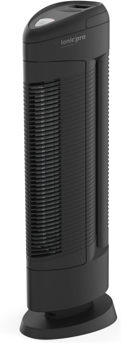 Ionic Pro Turbo (TA550) Ionic Air Purifier Tower for Home, Quiet Ionic Filterless Design, Covers Up to 500 Sq. Ft., Removes Odors, Smoke, Dust, and Allergens