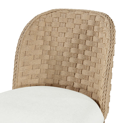 My Texas House Saylor Farmhouse Dining Chair Set, Natural Wood, Set of 2