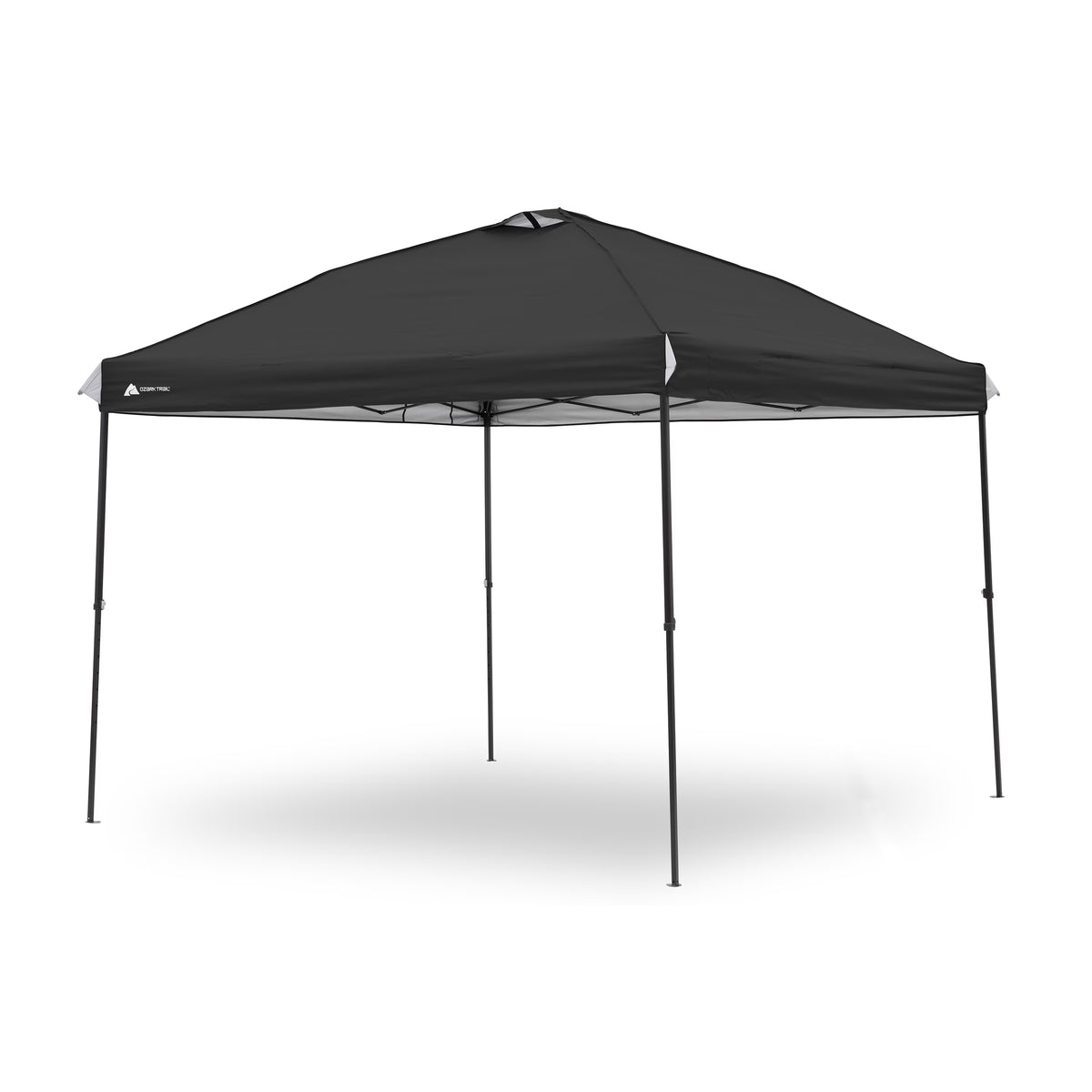Ozark Trail 10x10 Instant Pop Up Canopy Tent with Simple Push Setup �?Straight Leg Pop-Up Tent for Tailgating, Camping & Events, White