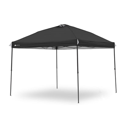 Ozark Trail 10x10 Instant Pop Up Canopy Tent with Simple Push Setup �?Straight Leg Pop-Up Tent for Tailgating, Camping & Events, White