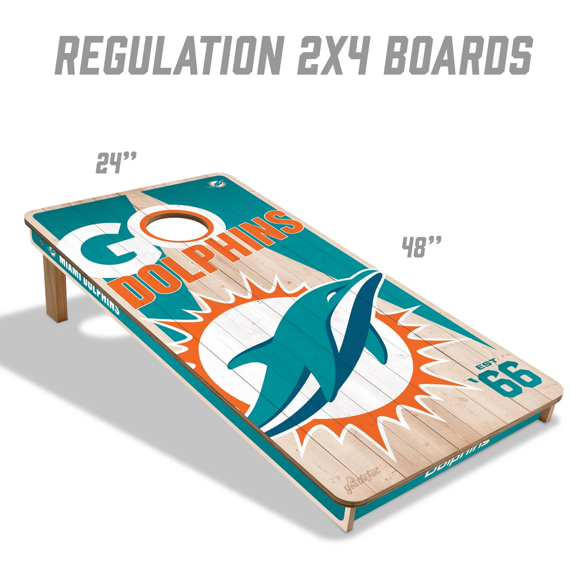 YouTheFan NFL Buffalo Bills 2' x 4' Cornhole Game