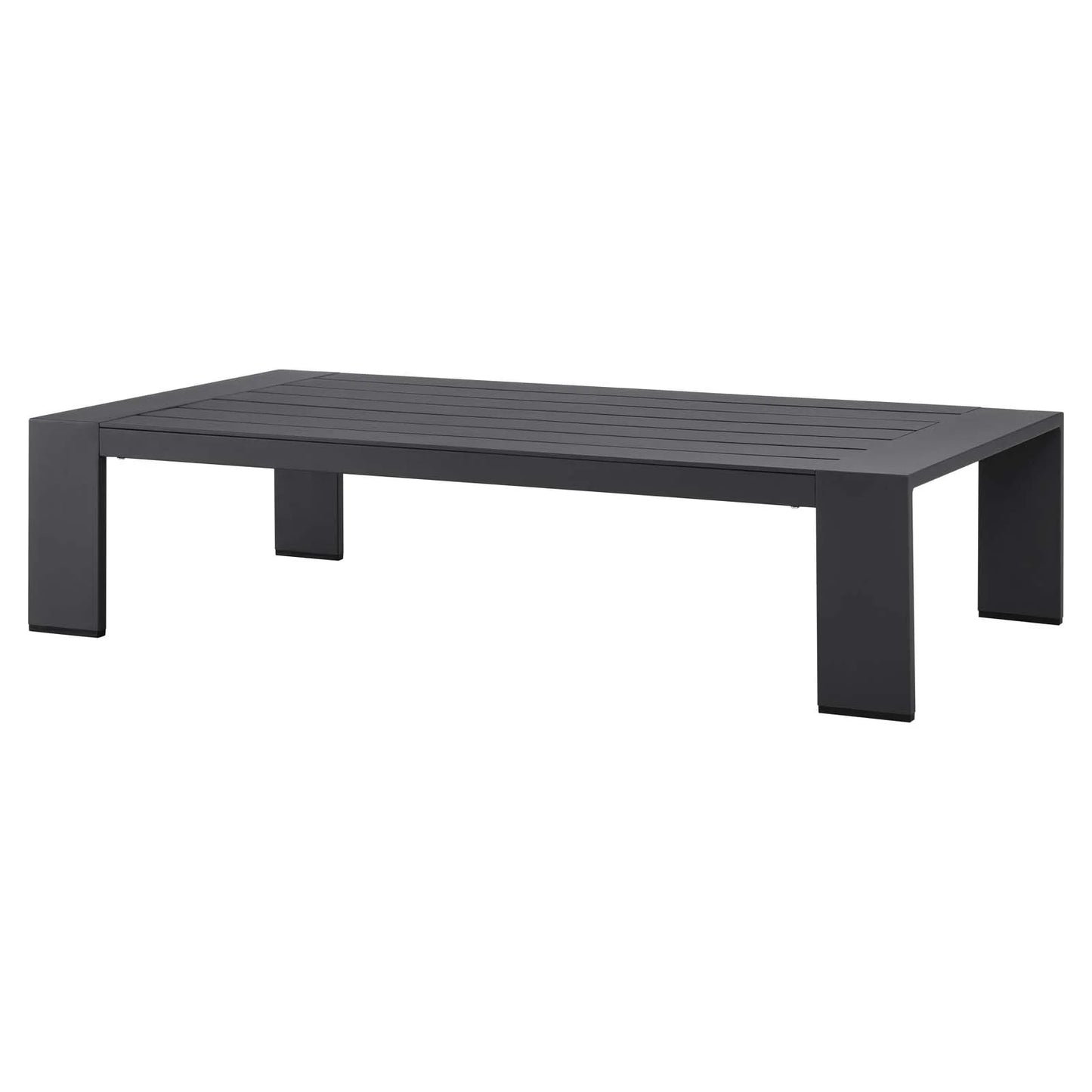 Lounge Sofa Table Set, Grey Gray, Aluminum, Metal, Fabric, Modern Contemporary, Outdoor Patio Balcony Cafe Bistro Garden Furniture Hotel Hospitality