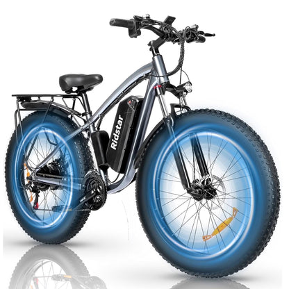 Dual Motor PEAK 3000W Electric Bike for Adults,31mph 48V 23Ah Electric Bicycle,26" Fat Tire Mountain Bike UL2849