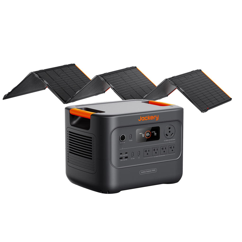Jackery Explorer 3000 Solar Generator with 500W Solar Panel