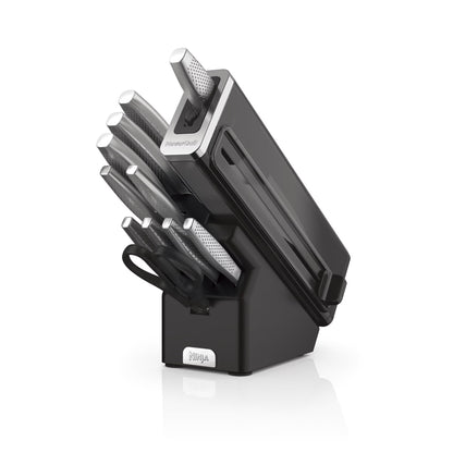 Ninja NeverDull Essential 12-Piece Stainless Steel Knife Set with Built-in Sharpener, K22012