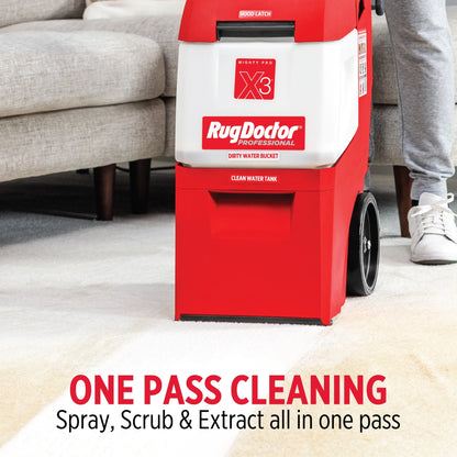 Rug Doctor X3 Commercial Carpet Cleaner - Pro Pet Pack, Includes 48 oz. Pet Cleaner