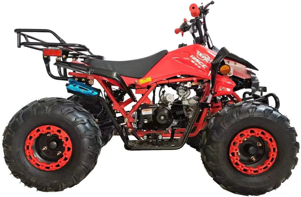 X-Pro Brand New Blast 125cc ATV with Automatic Transmission Reverse LED Headlights Big 19"/18" Tires