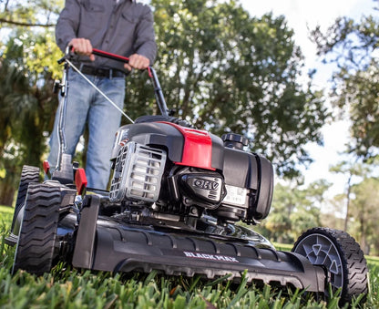 Black Max 21-inch Gas Push Mower, 125cc Briggs & Stratton Engine