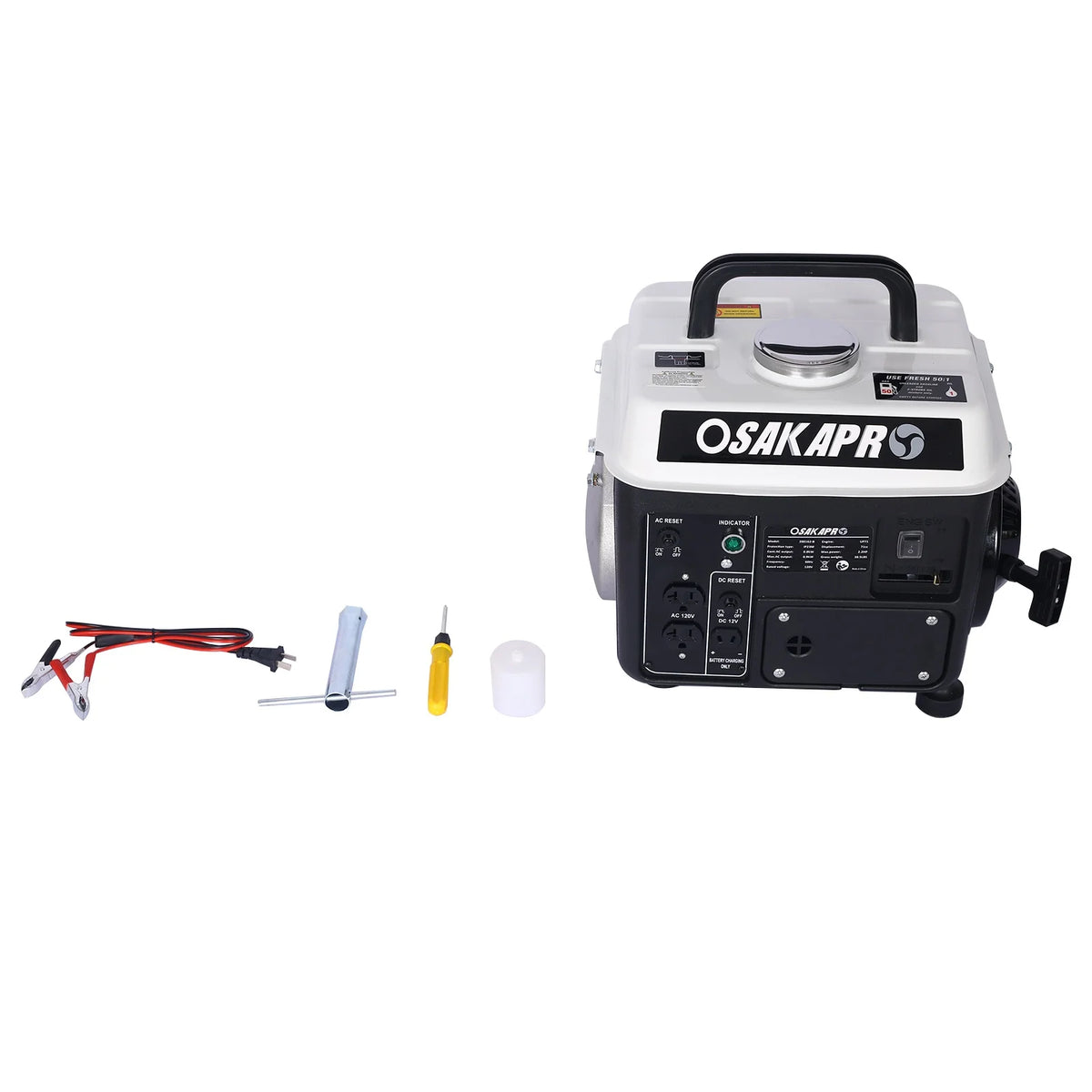 Portable Gas Powered Generator, 900W Peak, 800W Rated, Low Noise, Lightweight, EPA Compliant for Home, Camping, and Outdoor Use