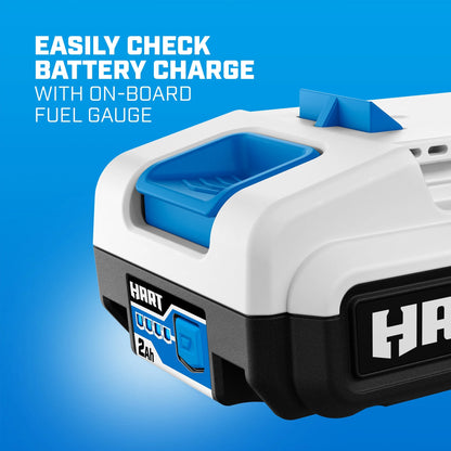 HART 20-Volt Cordless Hand Vacuum Kit with Multi-Surface Motorized Brush Roll, HPHV34B