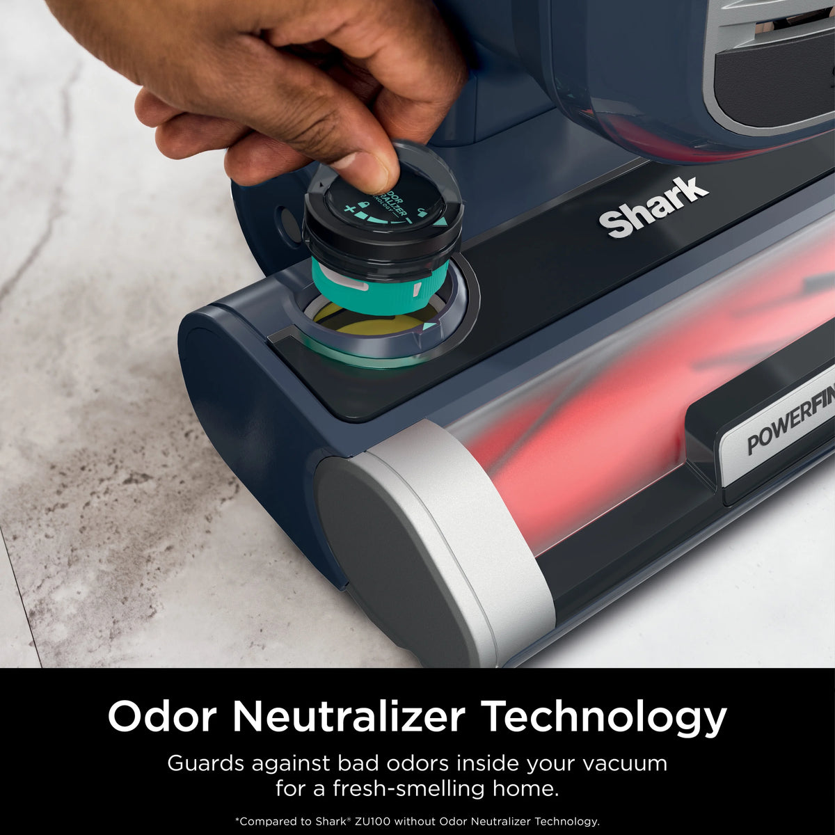 Shark Upright Vacuum, Rotator Pet, Pet Friendly, Bagless, PowerFins HairPro Brushroll, HEPA Filter, Odor Neutralizer, Hard Floor and Carpet, Swivel Steering, ZU100, Chimera