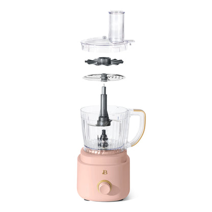 Beautiful 10-Cup Food Processor with Accessories, White Icing by Drew Barrymore