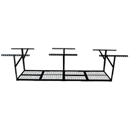 2x8FT Overhead Garage Storage Rack,Adjustable Storage Organization System,Heavy Duty Metal Garage Ceiling Storage Racks,450lbs Weight Capacity