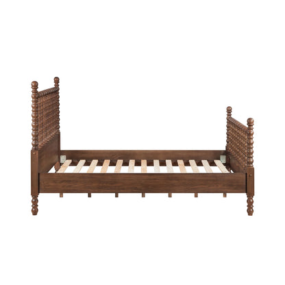 Pioneer Woman Harper Queen-Size Spindle Bed, Homestead Brown