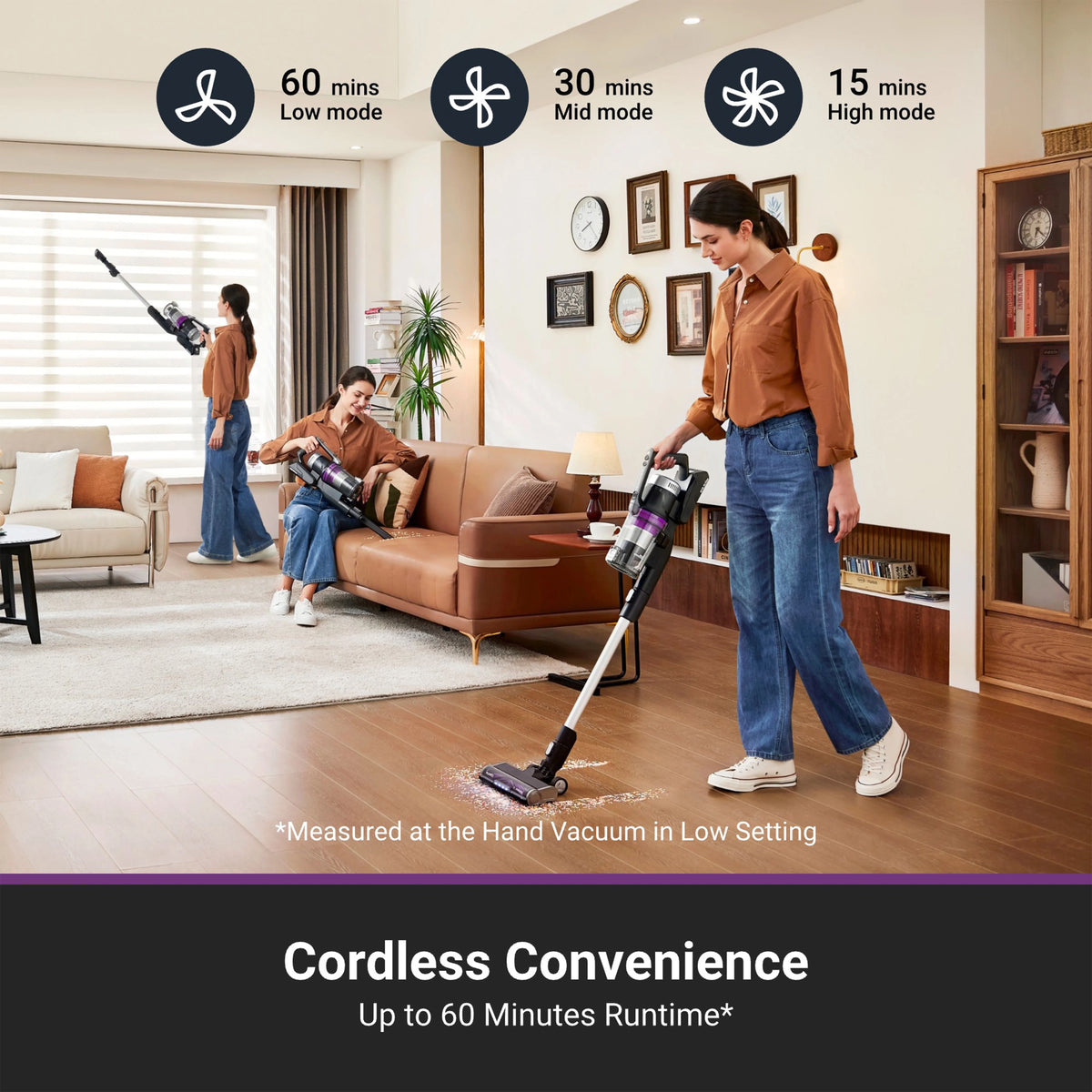 Eureka Stylus Elite Anti-Tangle Cordless Stick Vacuum Cleaner, 60 Minute Runtime, Auto-Empty Dust Station, Pet Hair, Multi-Surface, NEC490SE