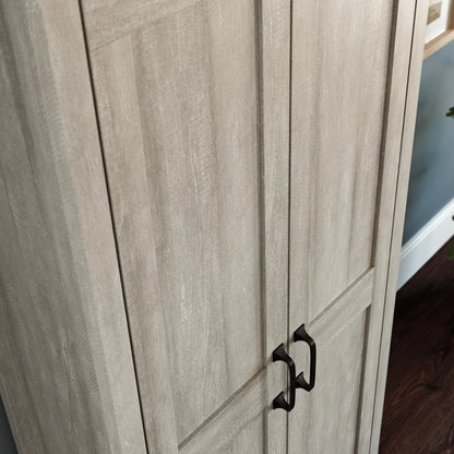Sauder Two-Door Storage Cabinet, White Finish