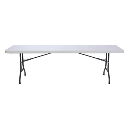 Lifetime 8-Foot Commercial Grade Folding Table, White Granite (22980)