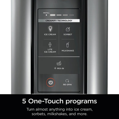 Ninja? CREAMi? Ice Cream Maker, 5 One-Touch Programs, with 2 Pints Included, Walmart Exclusive