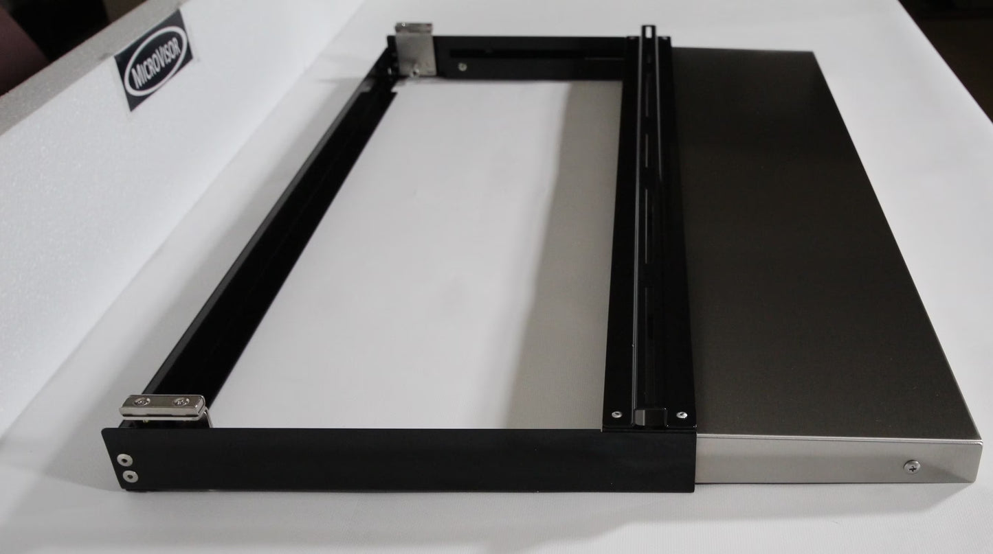 MICROVISOR Retractable Extension Hood Stainless Steel
