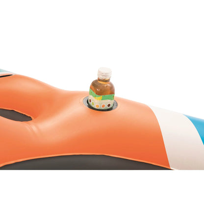 Bestway Rapid Rider 4 Person River Lake Raft and Intex Electric Air Pump