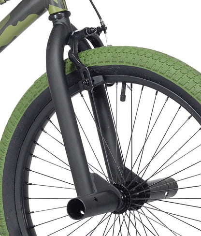 20" Kent Incognito BMX Kids Bicycle, Child Ages 7-13 Years, Green Camouflage
