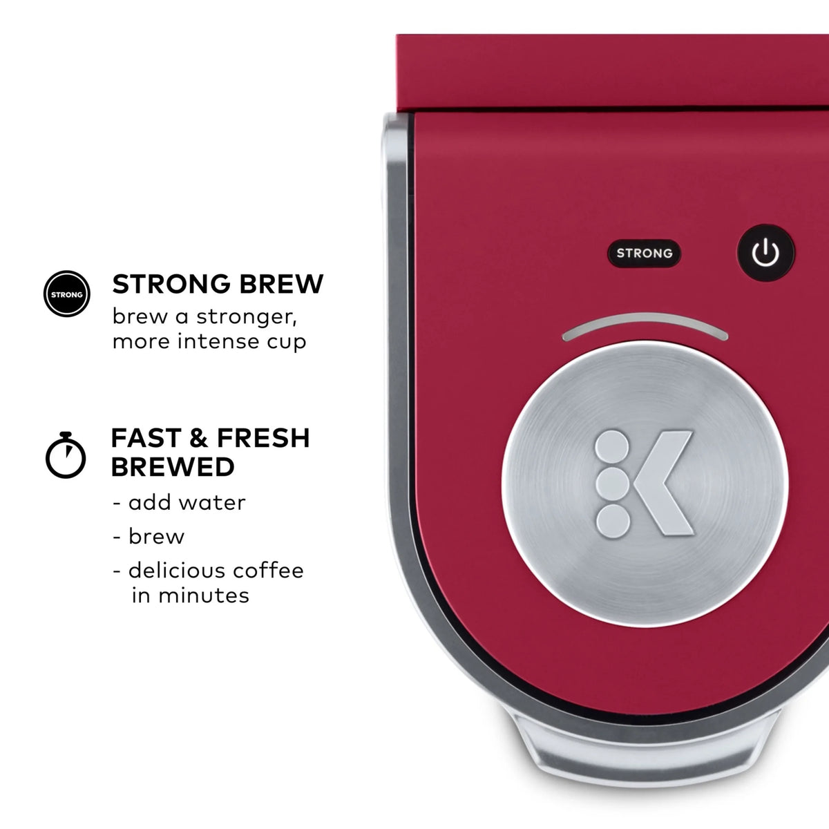 Keurig K-Mini Plus Single Serve K-Cup Pod Coffee Maker, Dusty Rose