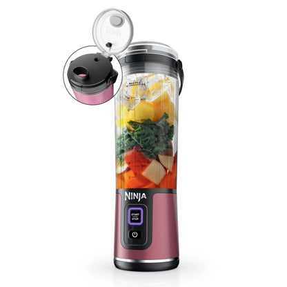 Ninja Blast Portable Blender, Cordless, 18oz. Vessel, Personal Blender for Shakes & Smoothies, BPA Free, Leakproof Lid & Sip Spout, USB-C Rechargeable, Dishwasher Safe Parts, Metallic Purple,