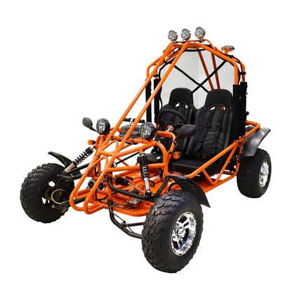 Massimo GKA 200 169cc EFI Adult Go Kart with 10HP Engine, 2WD Off-Road Go Cart, Dual Seats, Red
