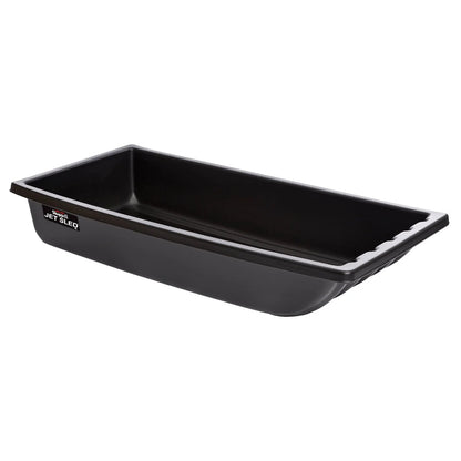 Eagle Claw Shappell Plastic 66 In. Poly Jet Sled, Black, Extra Large, Hunting Game Cart