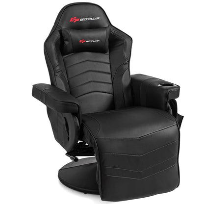 Massage Gaming Chair Racing Style Gaming Recliner Blue