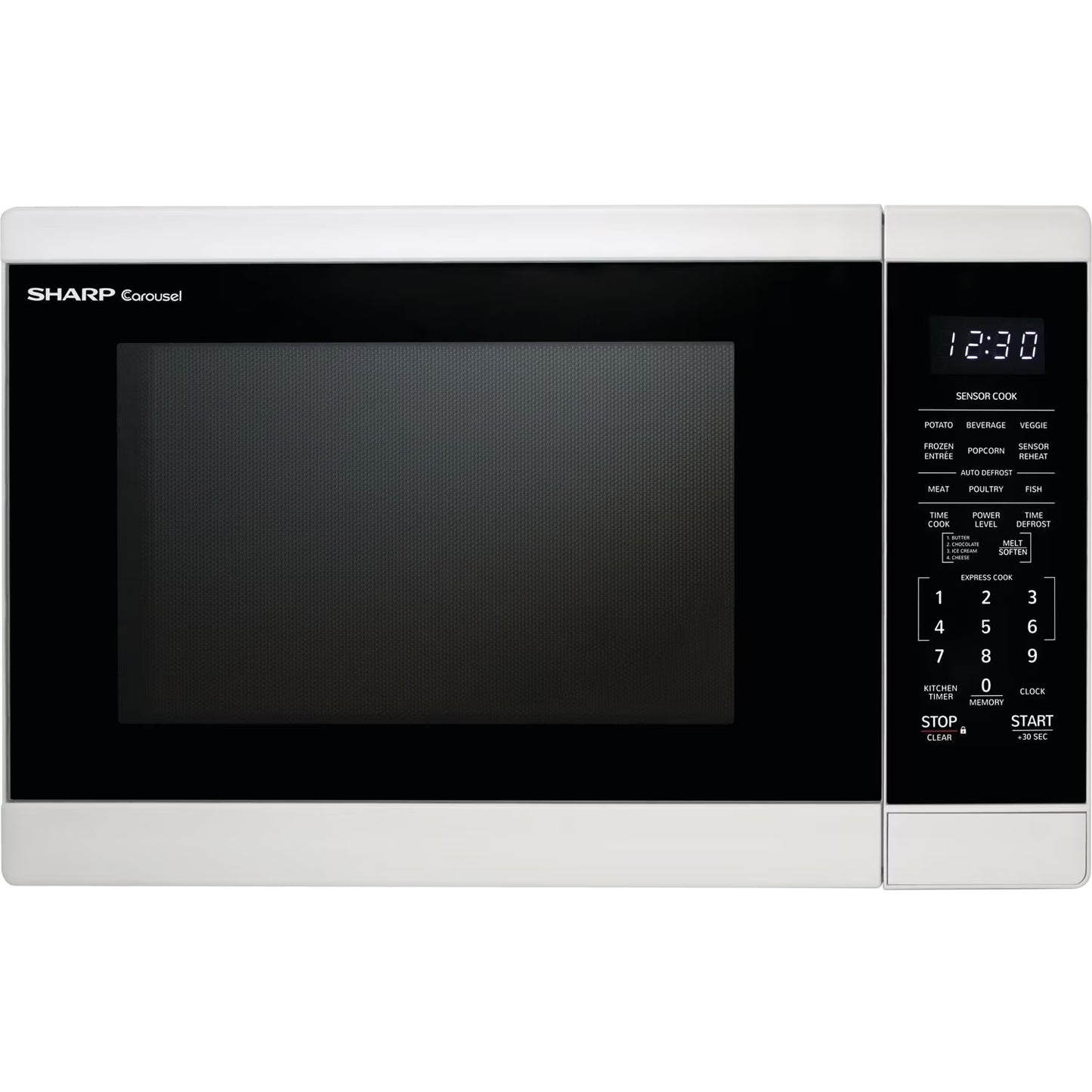 Sharp 1.4-Cu. Ft. Countertop Microwave Oven in Black