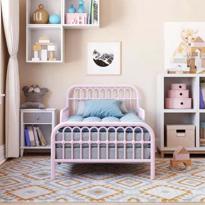 Little Seeds Monarch Hill Ivy Metal Toddler Bed, Gold