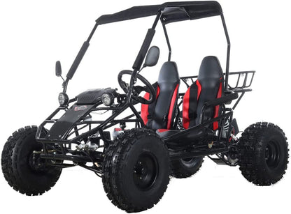 X-Pro New Rover 125cc Gas Powered Go Kart 3 Semi-Automatic Transmission w/Reverse Big 18"/19" Wheels